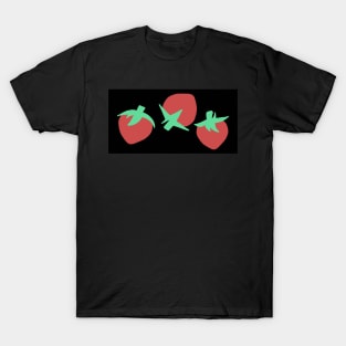 Black Strawberries T-Shirt